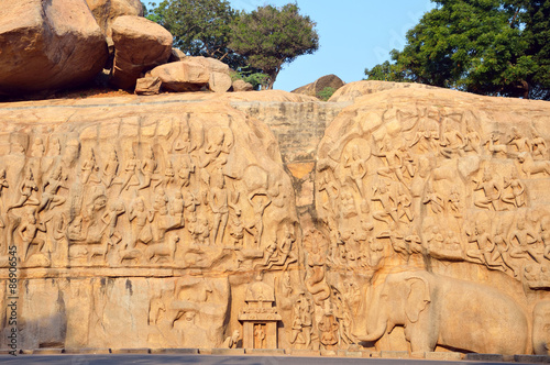Arjuna's Penance at Cave Temples in Mahabalipuram,India

rock