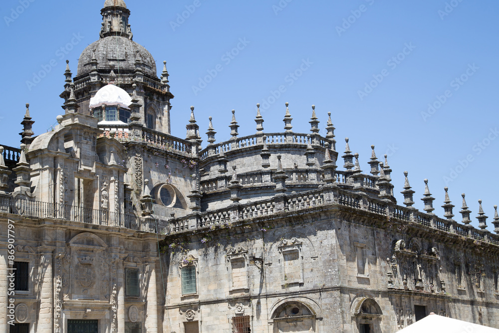 Obraz premium Cathedral of Santiago de Compostela