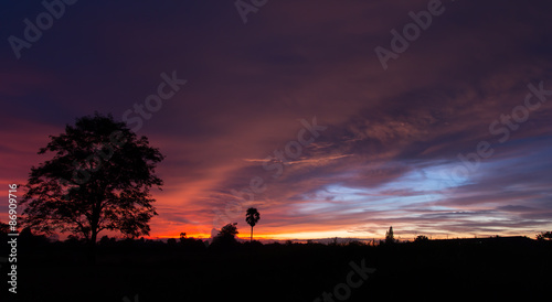 Red sky orange sunset sundown. Amazing amazing