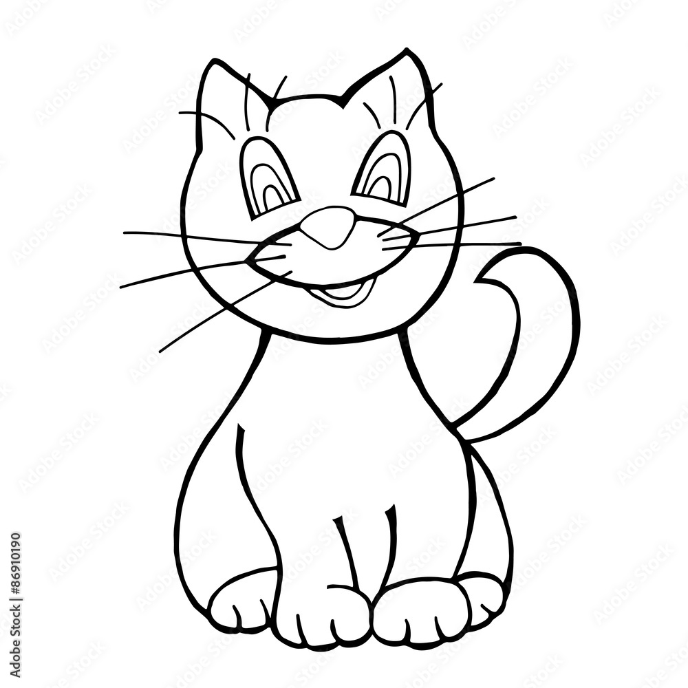 Obraz premium smiling cat
