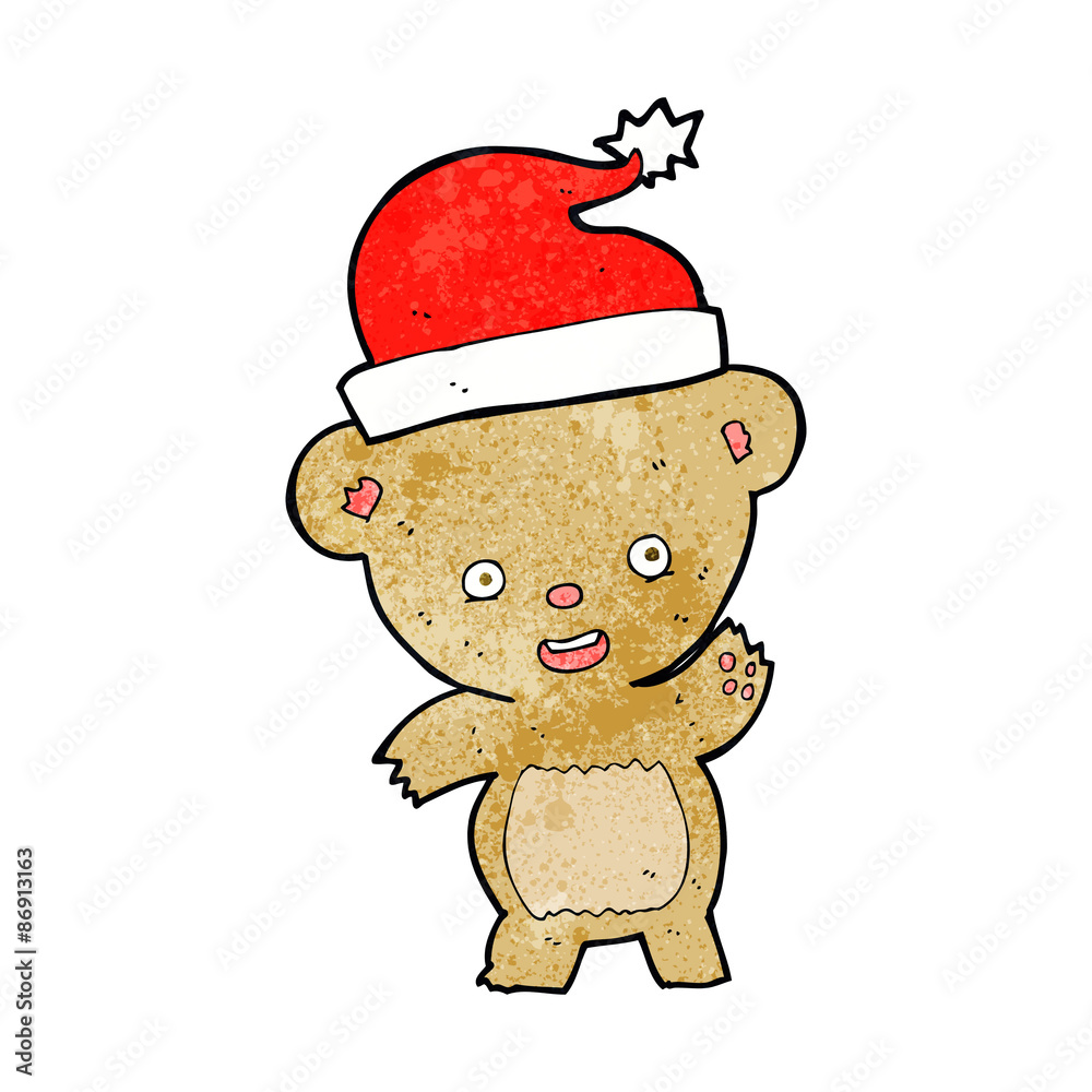 cartoon christmas teddy bear cartoon christmas teddy bear