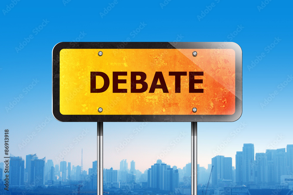 debate on traffic sign