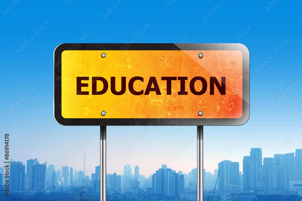 education on traffic sign