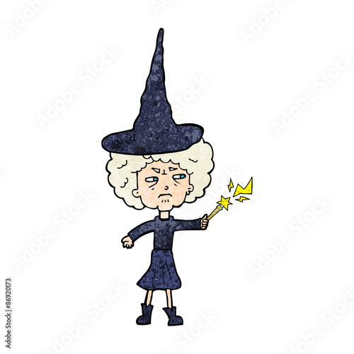 cartoon halloween witch