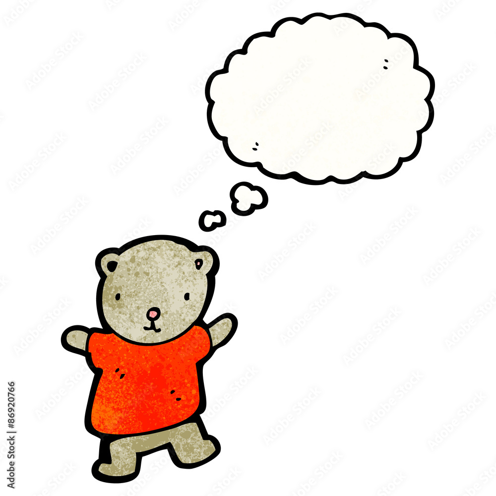 Fototapeta premium cartoon teddy bear