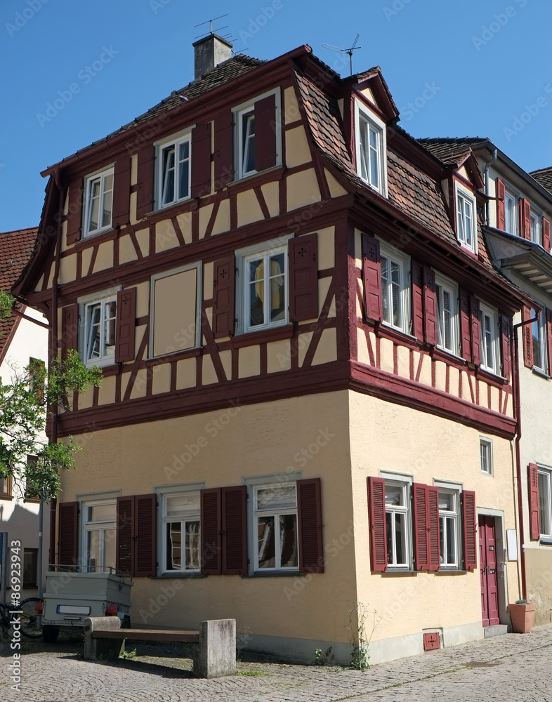 Fototapeta premium Fachwerkhäuser in Schwäbisch Hall