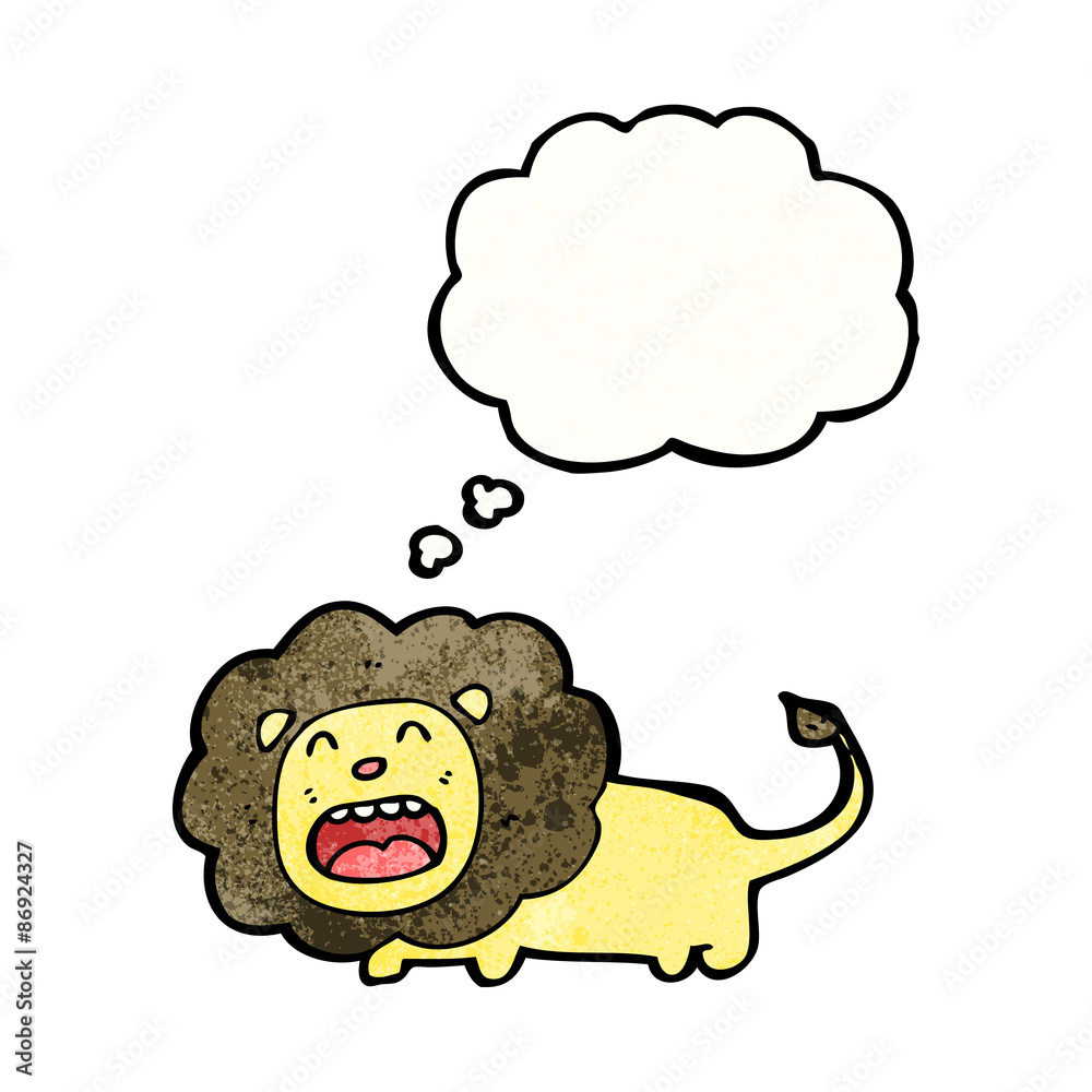 cartoon lion (raster version) cartoon lion (raster version)