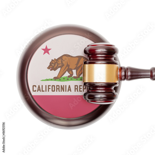 USA legal system conceptual series - California