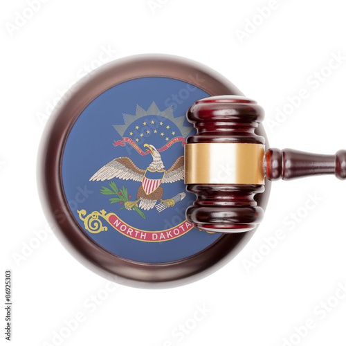 Slika na platnu USA legal system conceptual series - North Dakota