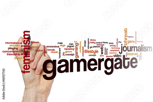 Gamergate word cloud photo