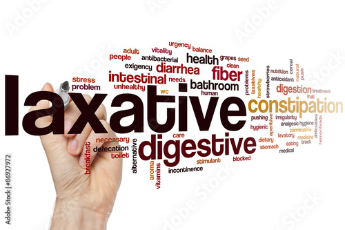 Quadro em tela Laxative word cloud