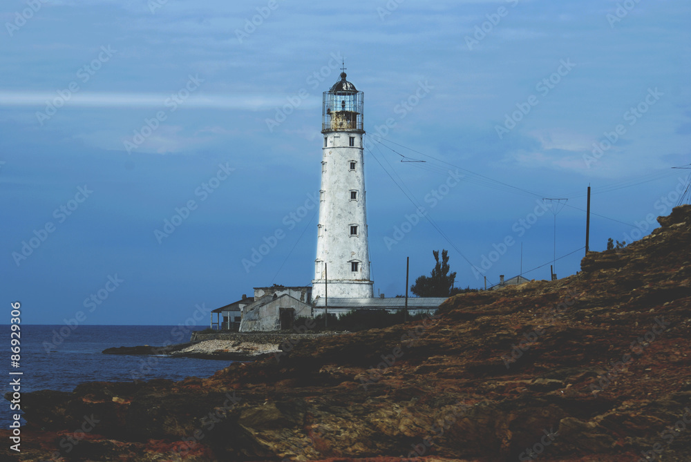 Fototapeta premium Beautiful view on the lighthouse