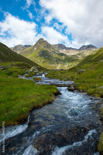 Finstertal   Oetztal Alps in Tyrol  Austria