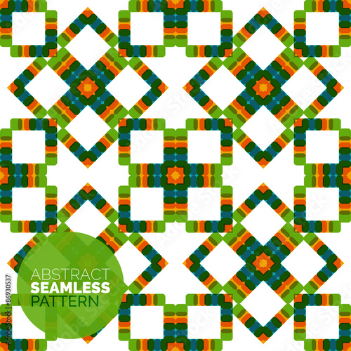 Vector colorful seamless geometric pattern. Modern stylish