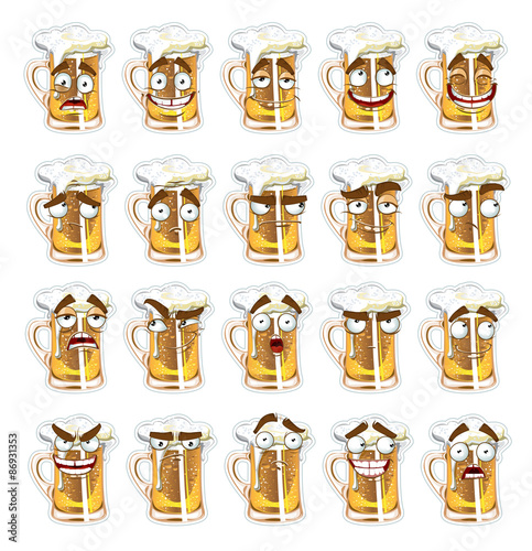 cute series of smiles beer