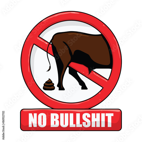 No Bullshit Sign
