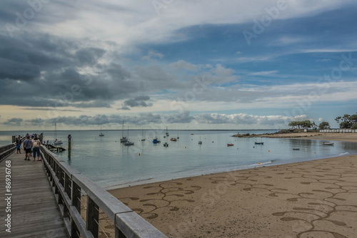 fresque sur le sable de Noirmoutier