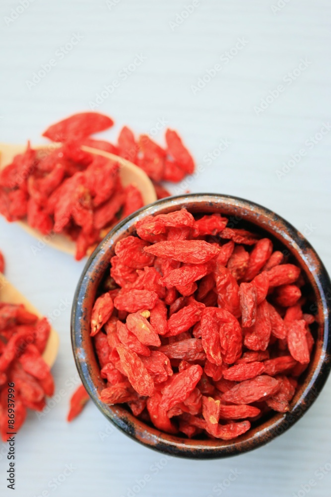 Red dried goji berries