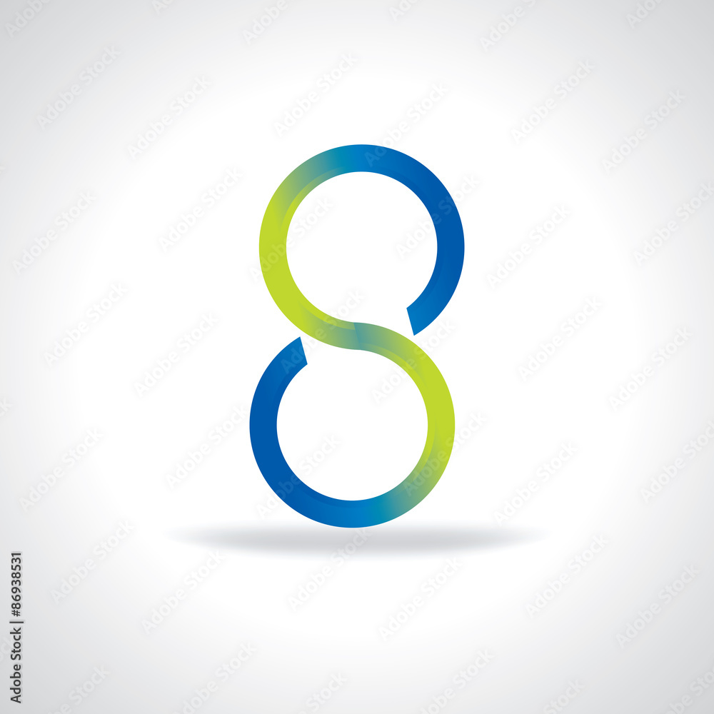 creative numeric number vector illustration creative numeric number vector illustration