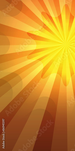 background flyer page brochure effect of hot summer sun shine