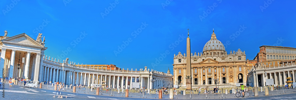 The Basilica San Pietro (Saint Peter Church). Piazza, The Squarre.