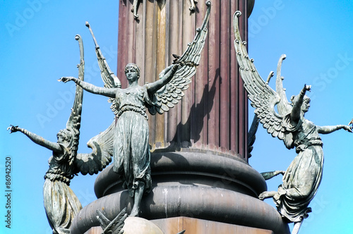 Mirador de Colom, detail. Tribute to Christopher Columbus