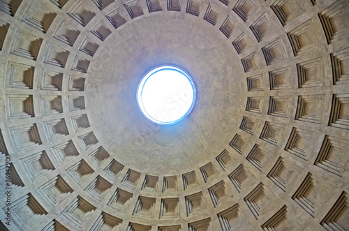 Top of Pantheon. The Pantheon, Rome, Italy, Marcus Agrippa