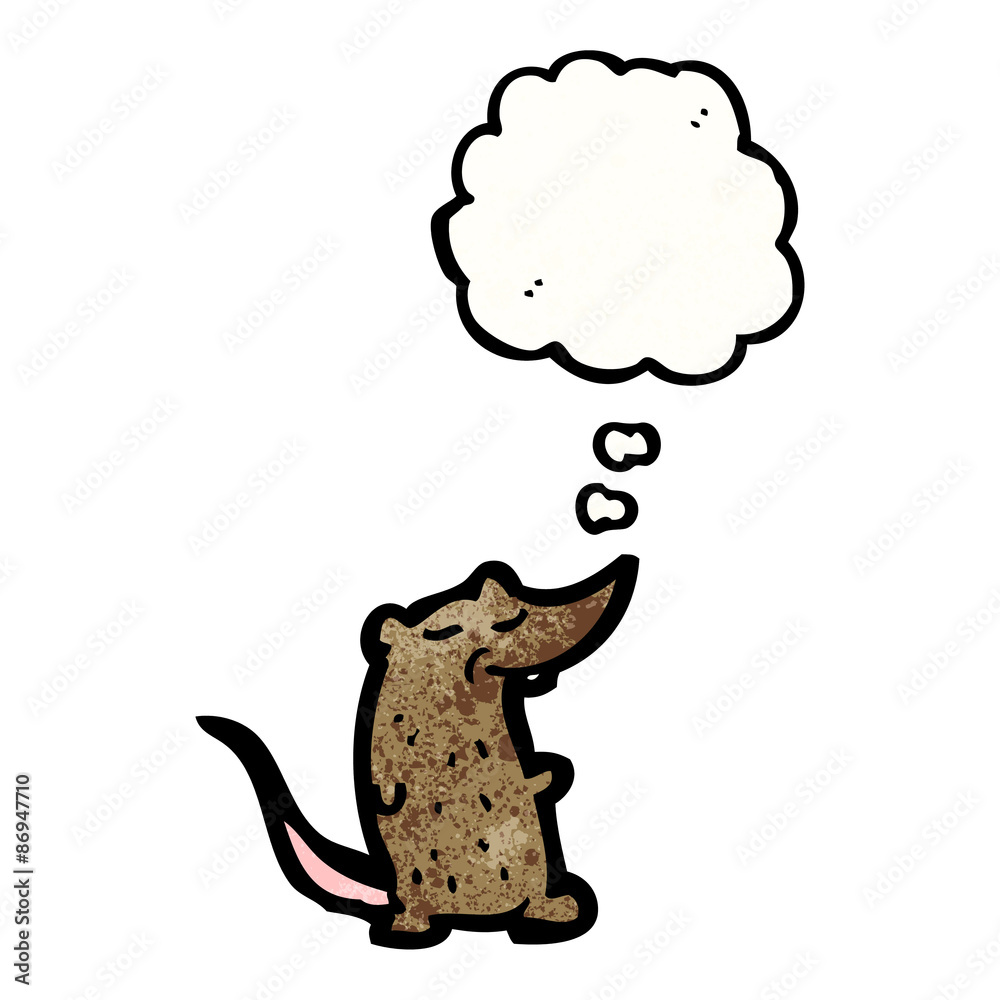 cartoon little mouse