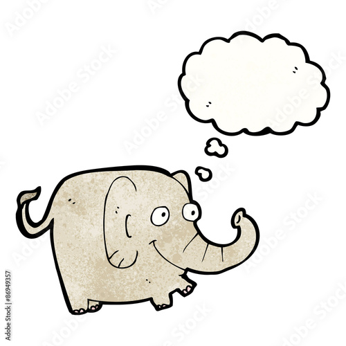 funny cartoon elephant