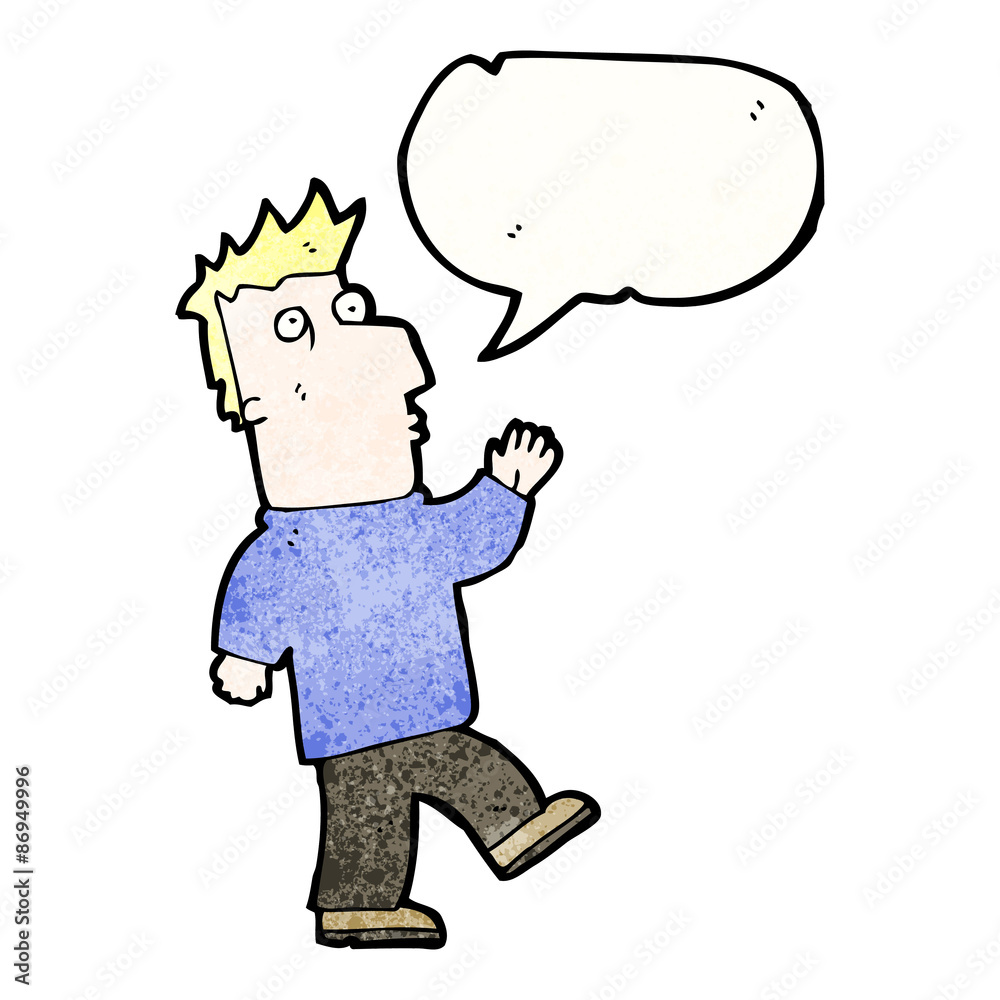 cartoon waving man cartoon waving man
