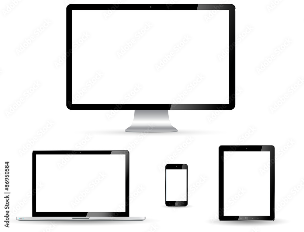 Modern digital tech device collection Modern digital tech device collection