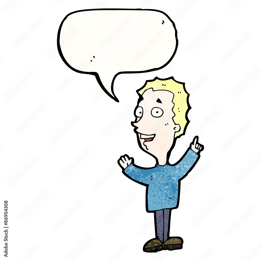 cartoon man explaining idea cartoon man explaining idea
