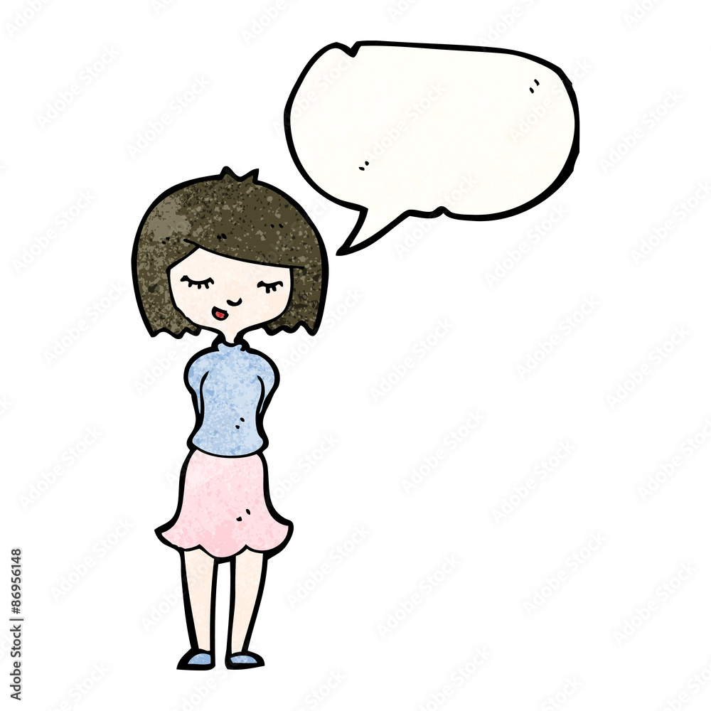 shy girl cartoon shy girl cartoon
