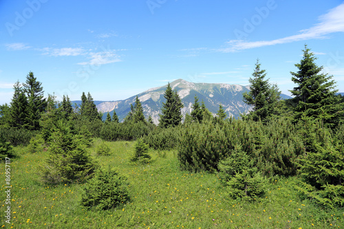 Photography Hiking path on the Rax in the Austrian Alps