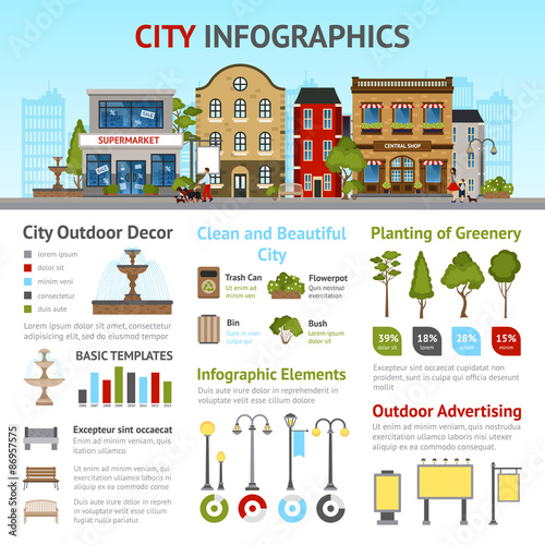 City Infographics Set