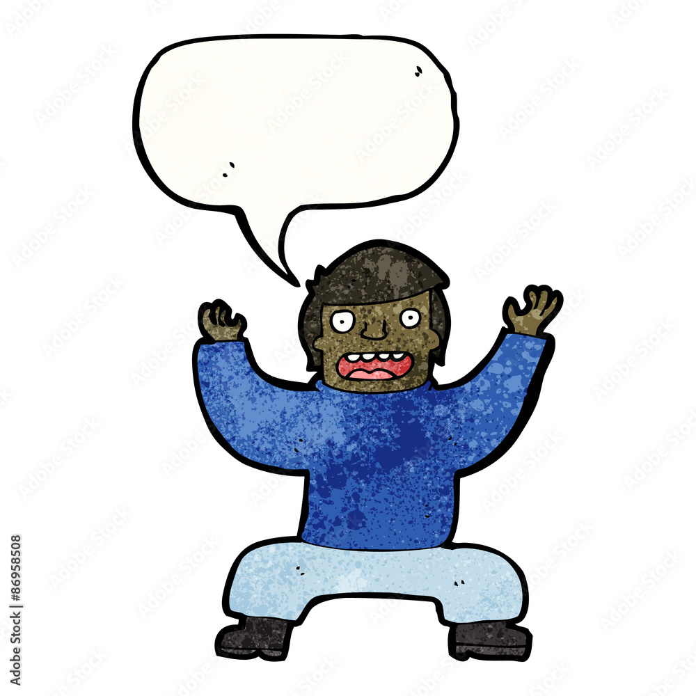 cartoon man squatting cartoon man squatting