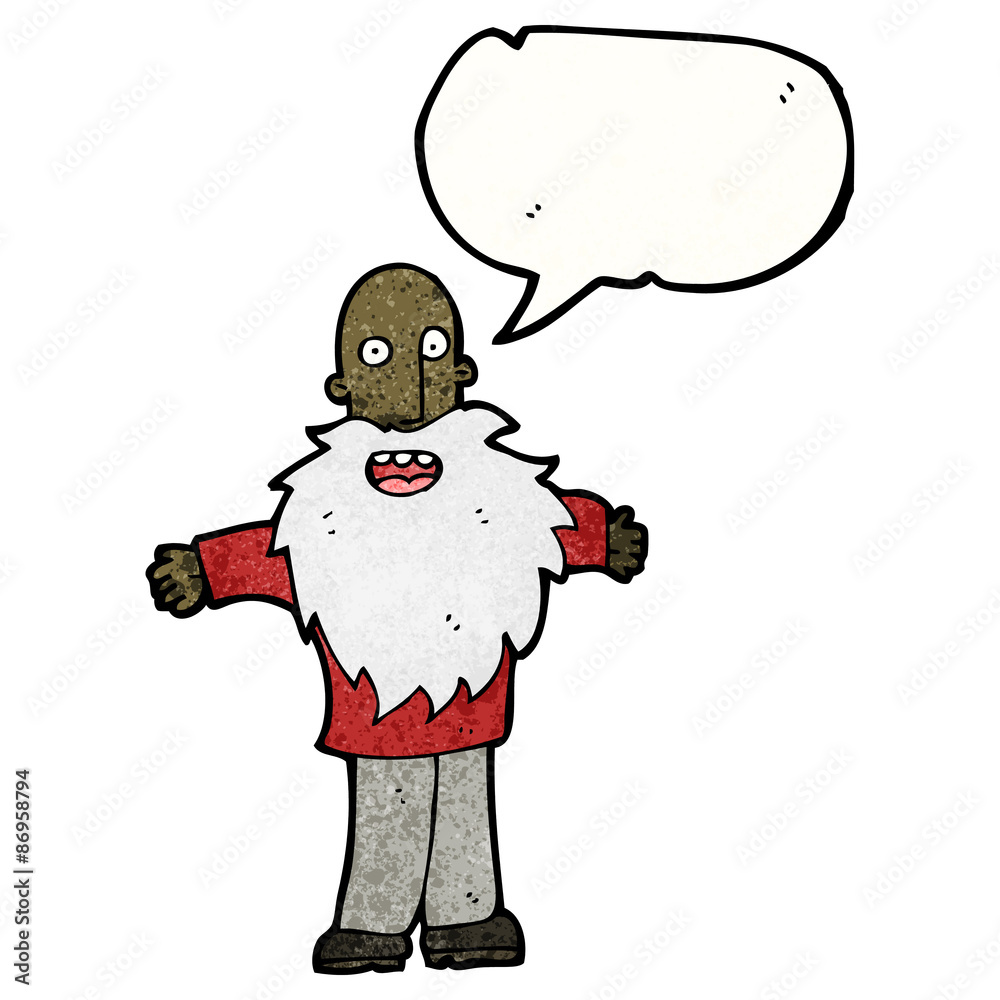 cartoon bearded old man with speech bubble cartoon bearded old man with speech bubble