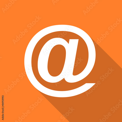 email flat design modern icon