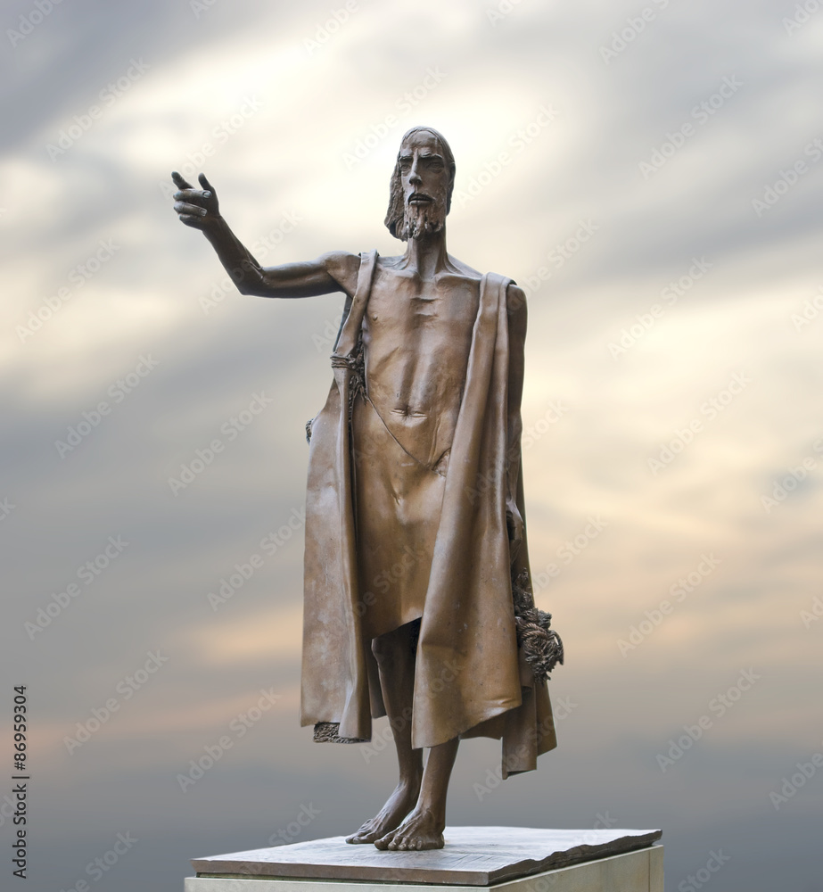 Fototapeta premium The sculpture of San Giovanni Battista in Florence