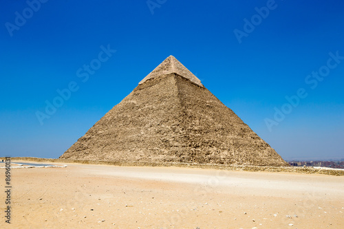 pyramids of Giza in Cairo  Egypt.
