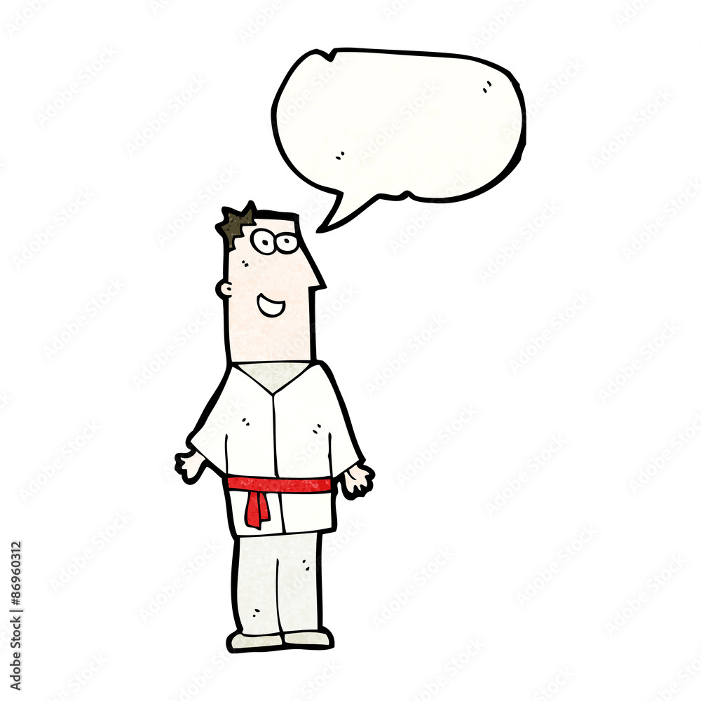 cartoon martial arts man cartoon martial arts man