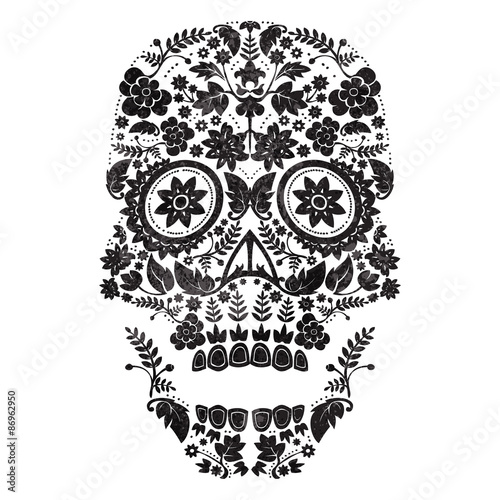 day of the dead skull