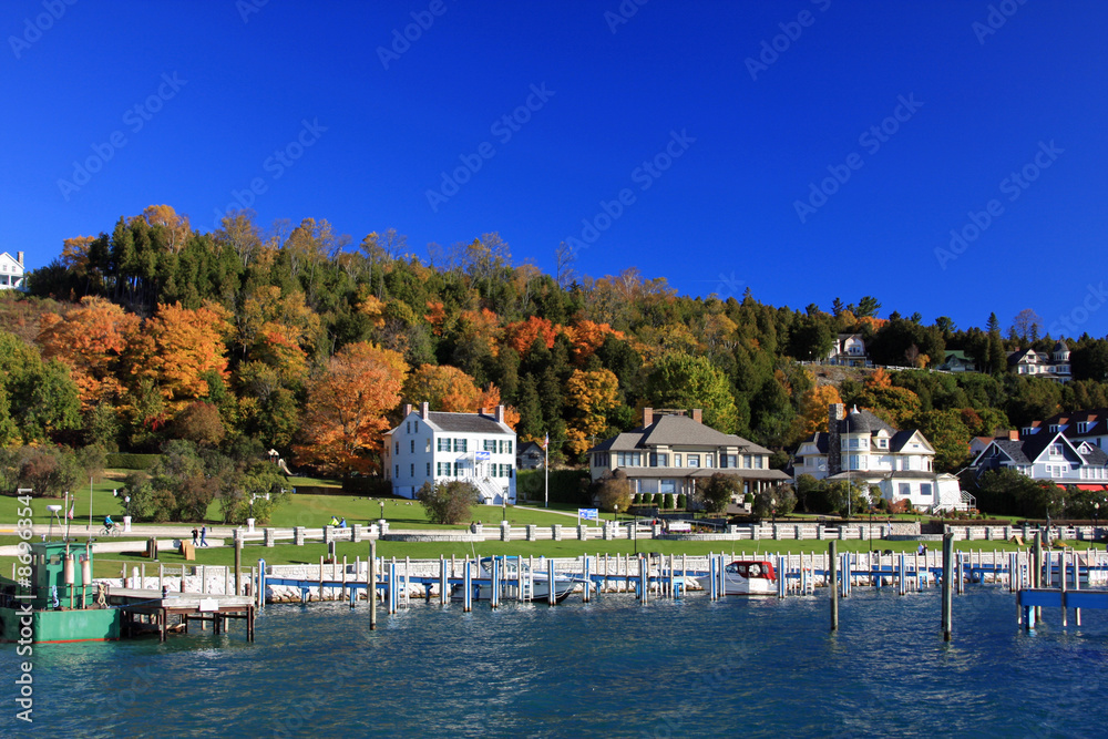 Obraz premium Mackinac Island in the Fall