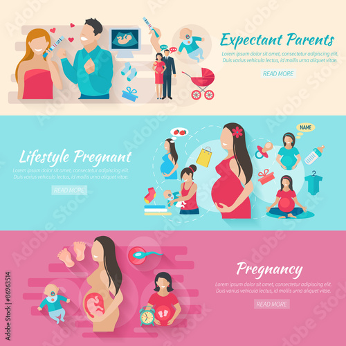 Pregnancy Banner Set