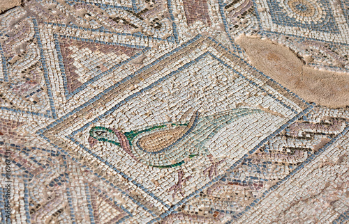 Ancient mosaic in Kourion  Cyprus