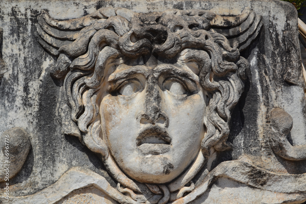 Medusa Gorgon in Apollo Temple, Didyma