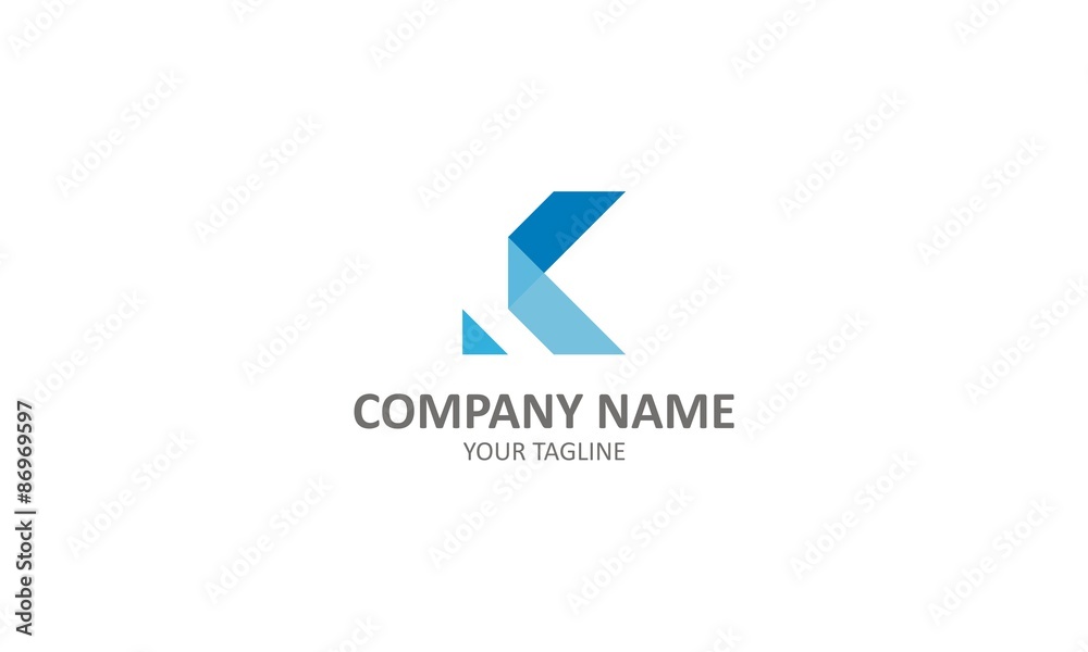 K Logo. Letter K logo icon design template elements. Vector color sign.