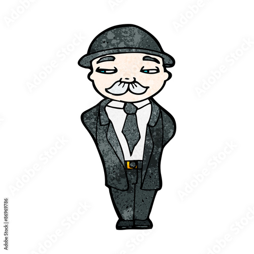 cartoon businessman