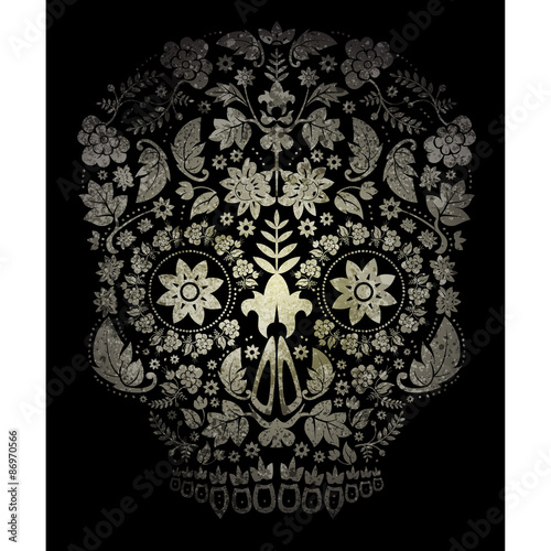 day of the dead skull