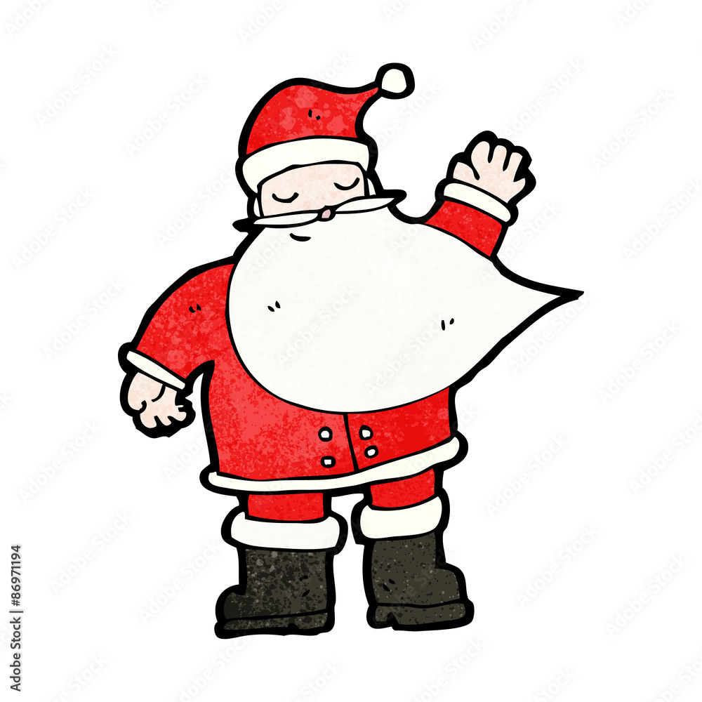 cartoon santa claus